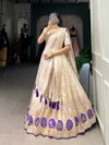 LNB2048 Pure Shimmer With Weaving Work Lehenga With Blouse And Dupatta Wholesale Market In Surat